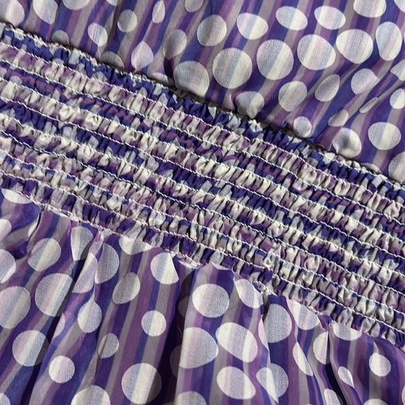 Coldwater creek midi length fun polka dot dress - Picture 5 of 6